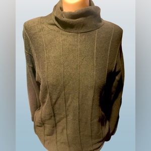 Christopher and Banks olive green turtle neck sweater